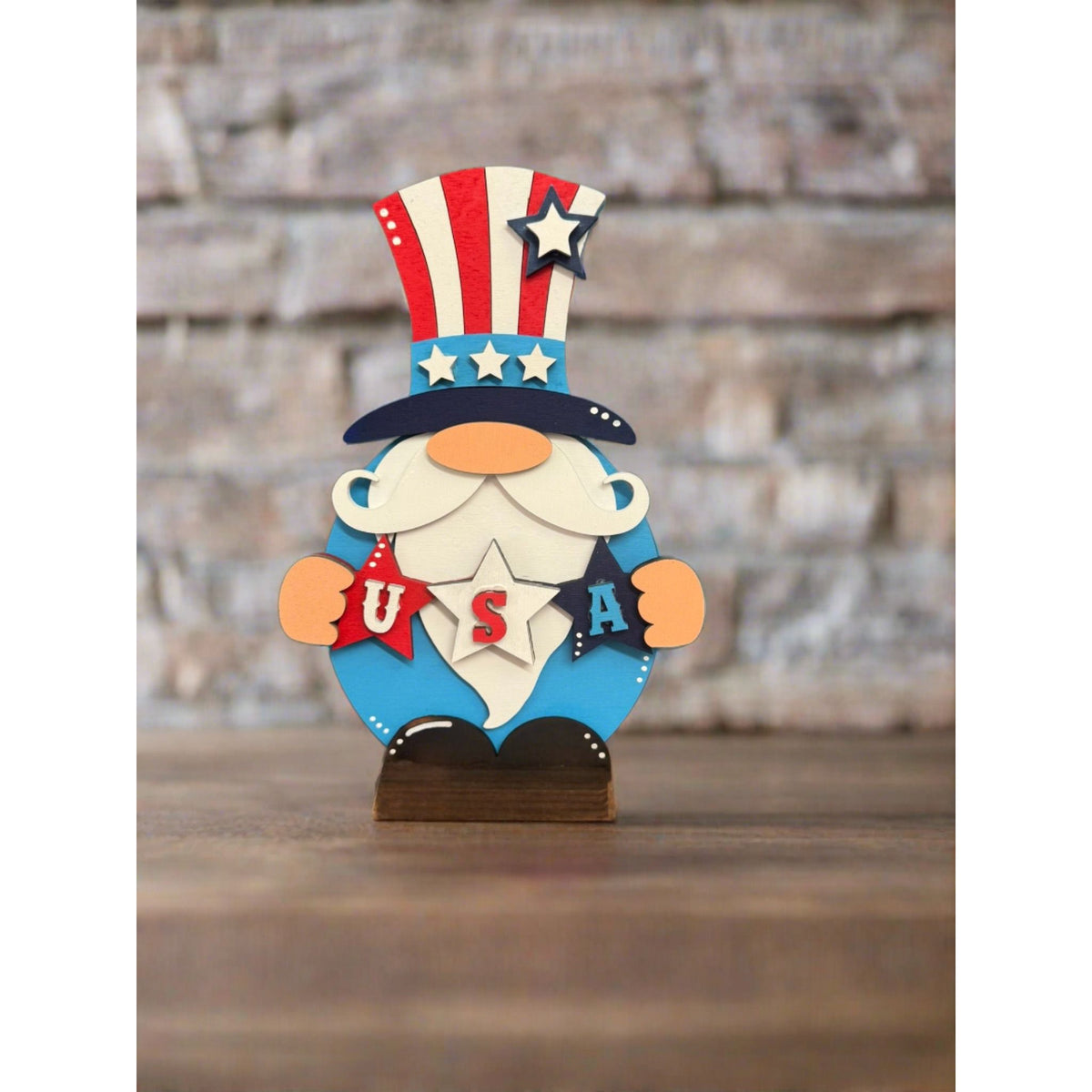 Uncle Sam Gnome - Nifty Decor & More