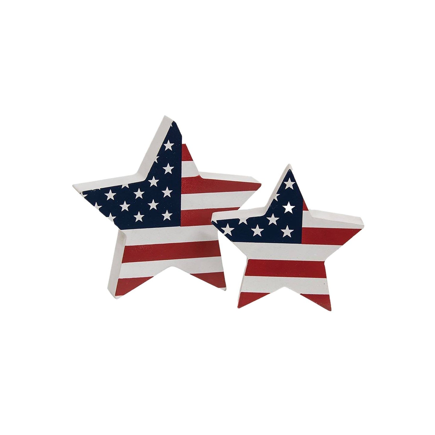 USA Flag Star Sitters2/Set - Nifty Decor & More