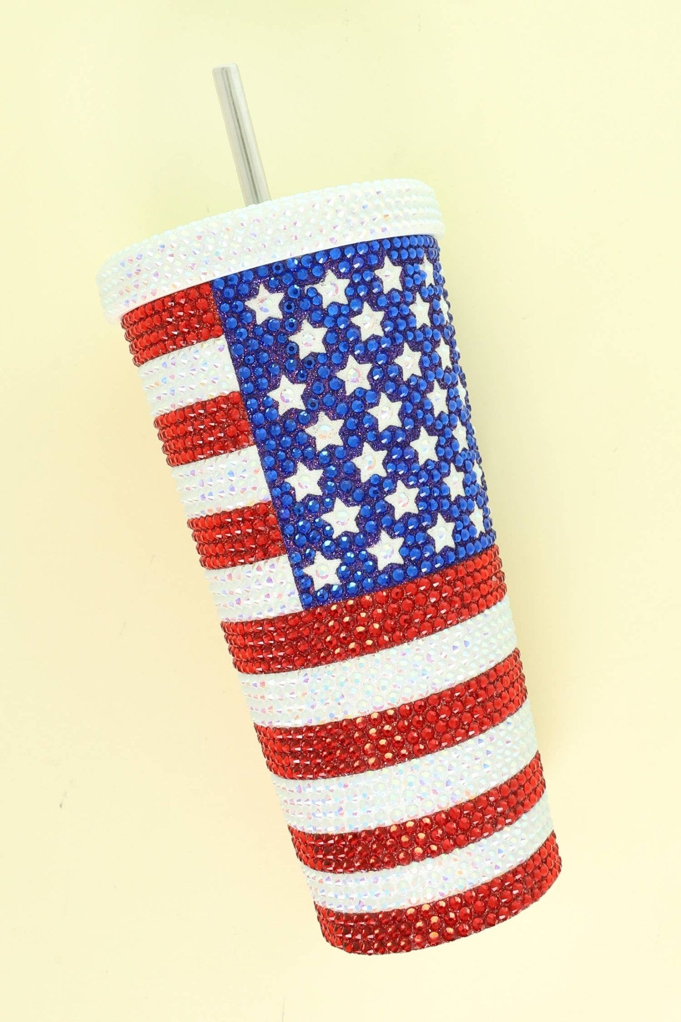 USA Flag Themed Stainless Steel Tumbler - Nifty Decor & More