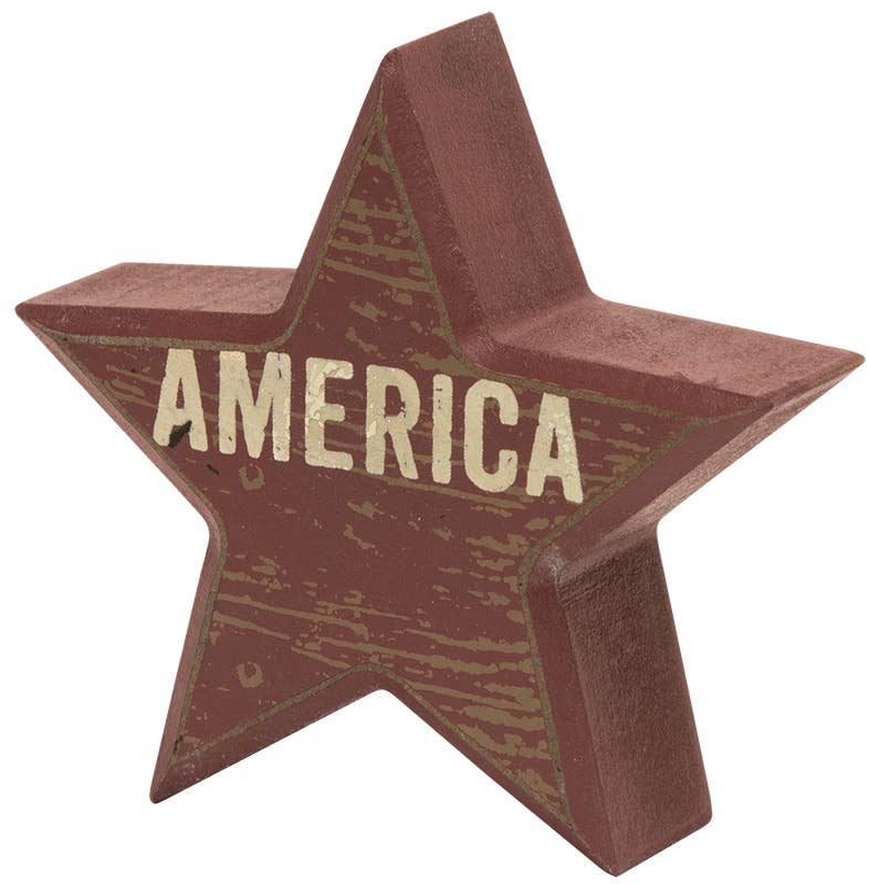 USA Star Sitter, 3 Assorted - Nifty Decor & More