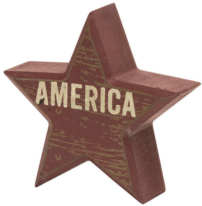 USA Star Sitter, 3 Assorted - Nifty Decor & More