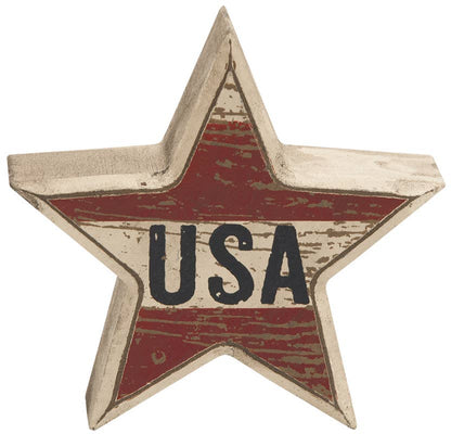 USA Star Sitter, 3 Assorted - Nifty Decor & More