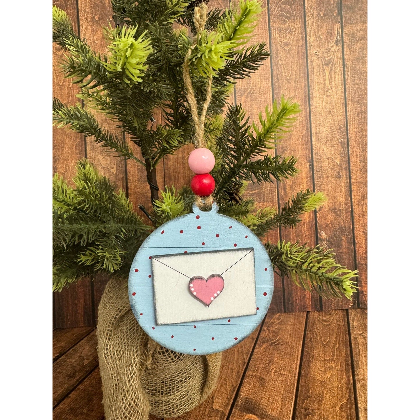 Valentine Ornaments Valentine Gift Letter