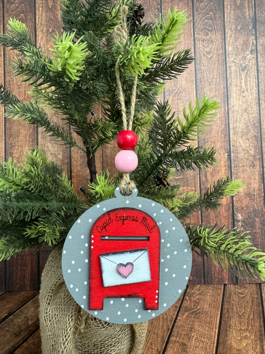 Valentine Ornaments Cupid Mail