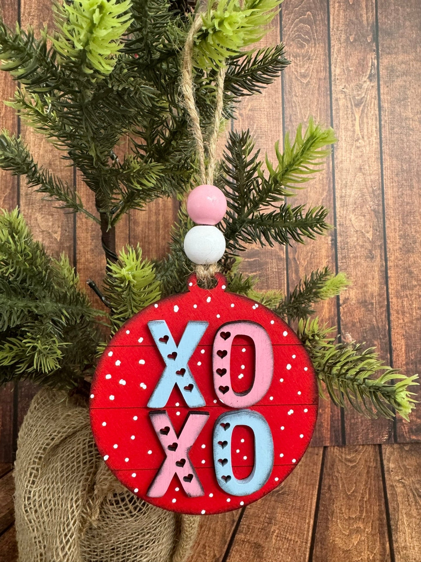 Valentine Ornaments XOXO