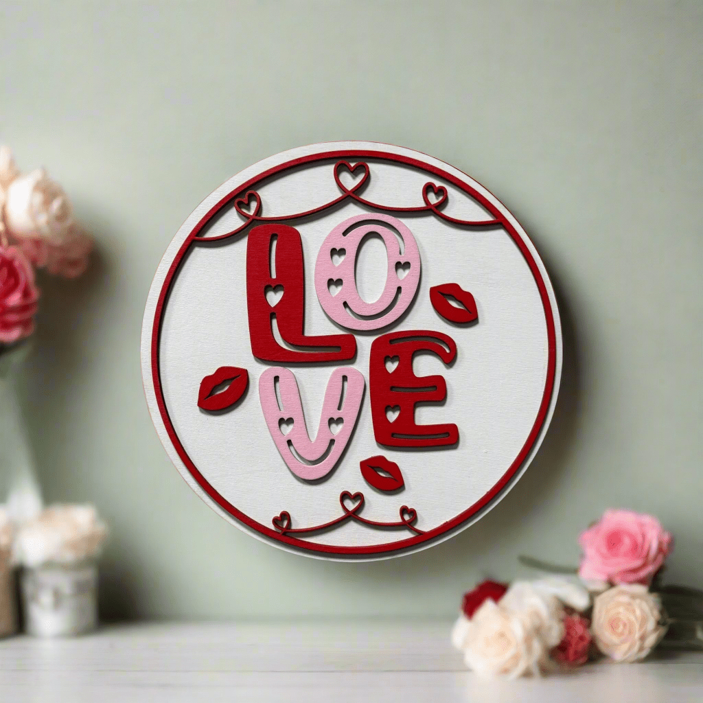 Valentine Sign Hangers Love