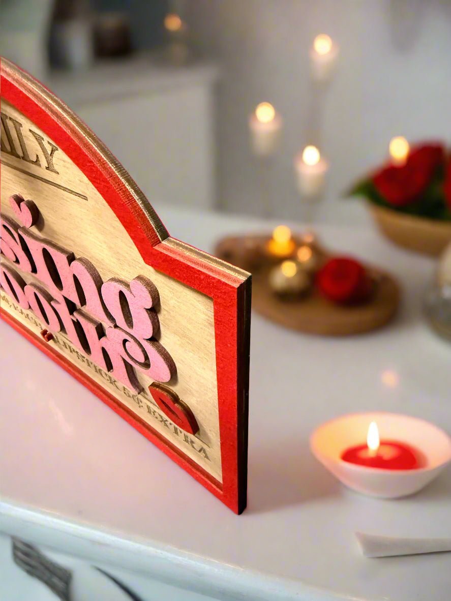 Valentine Sign Shelf Sitters - Nifty Decor & More