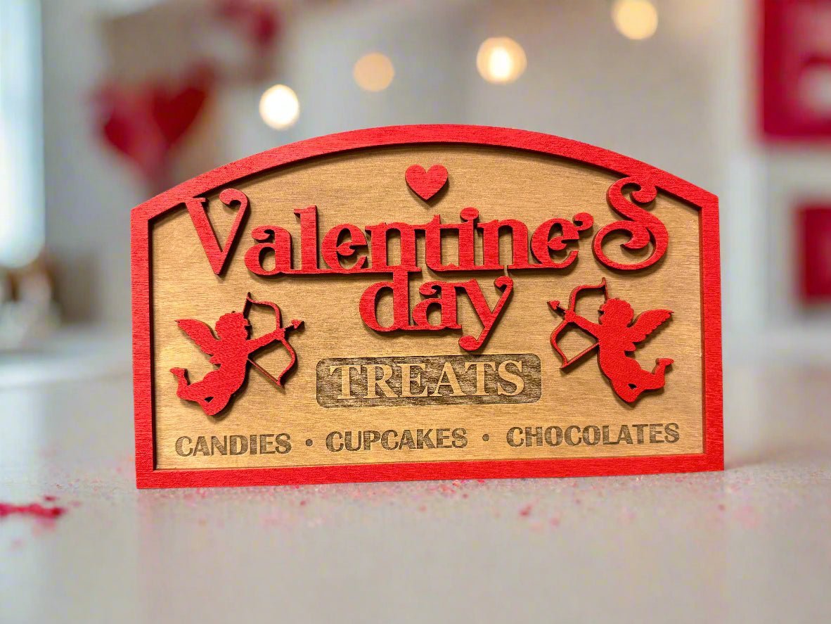 Valentine Sign Shelf Sitters - Nifty Decor & More