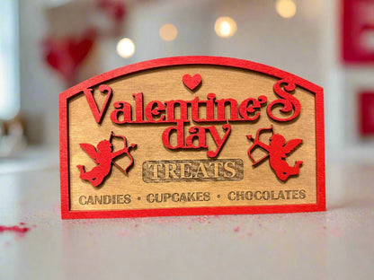 Valentine Sign Shelf Sitters - Nifty Decor & More