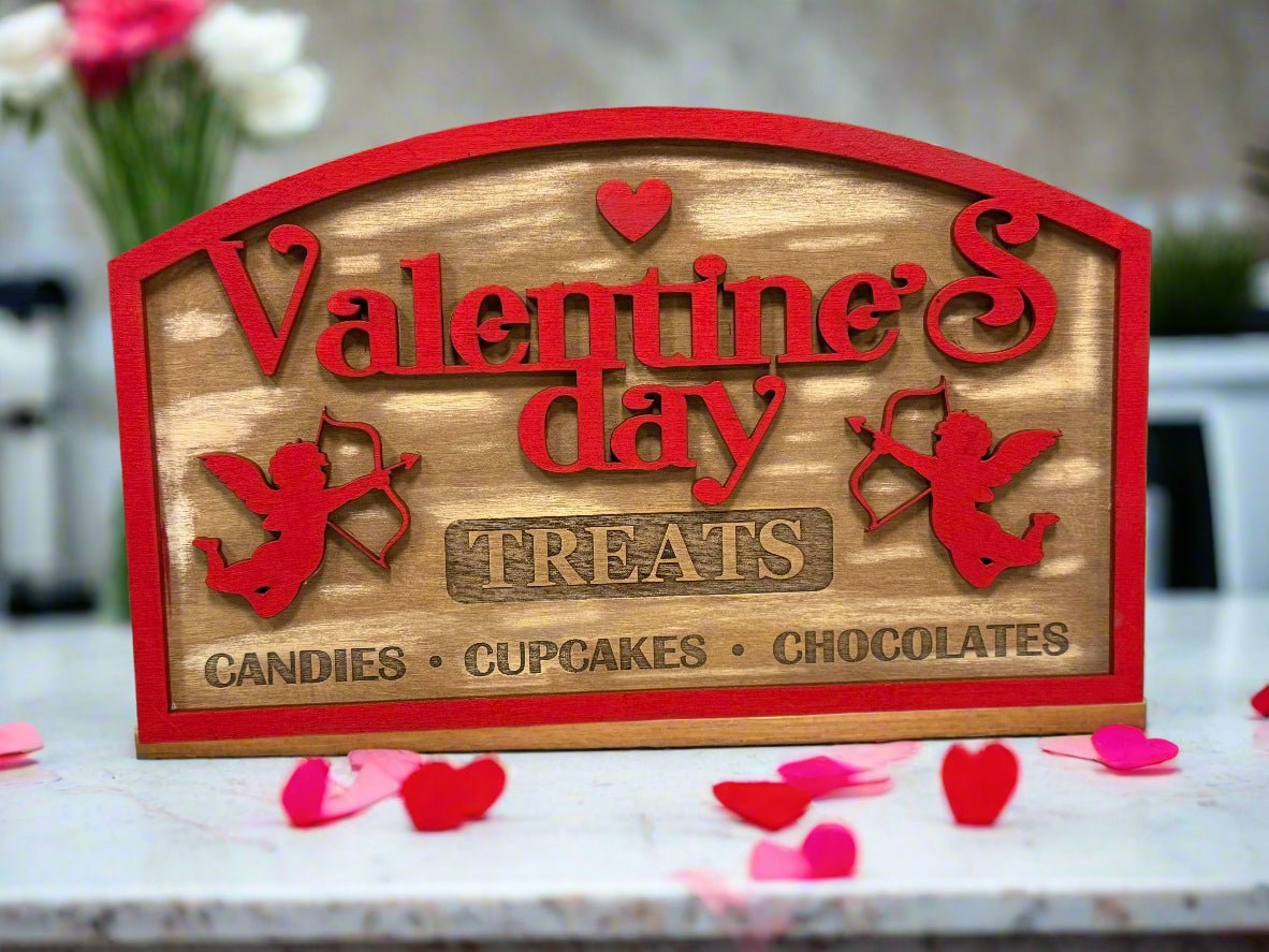 Valentine Sign Shelf Sitters - Nifty Decor & More