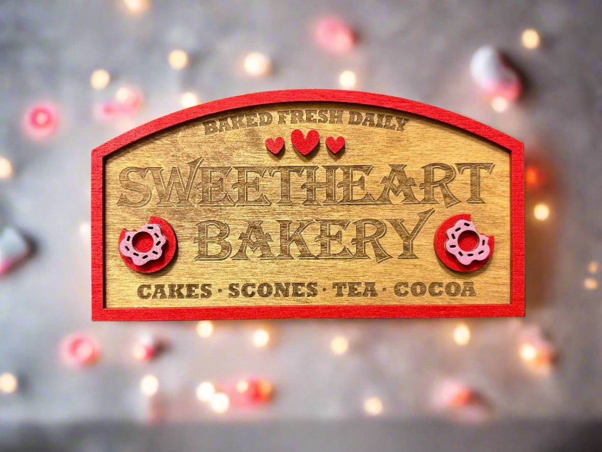 Valentine Sign Shelf Sitters - Nifty Decor & More