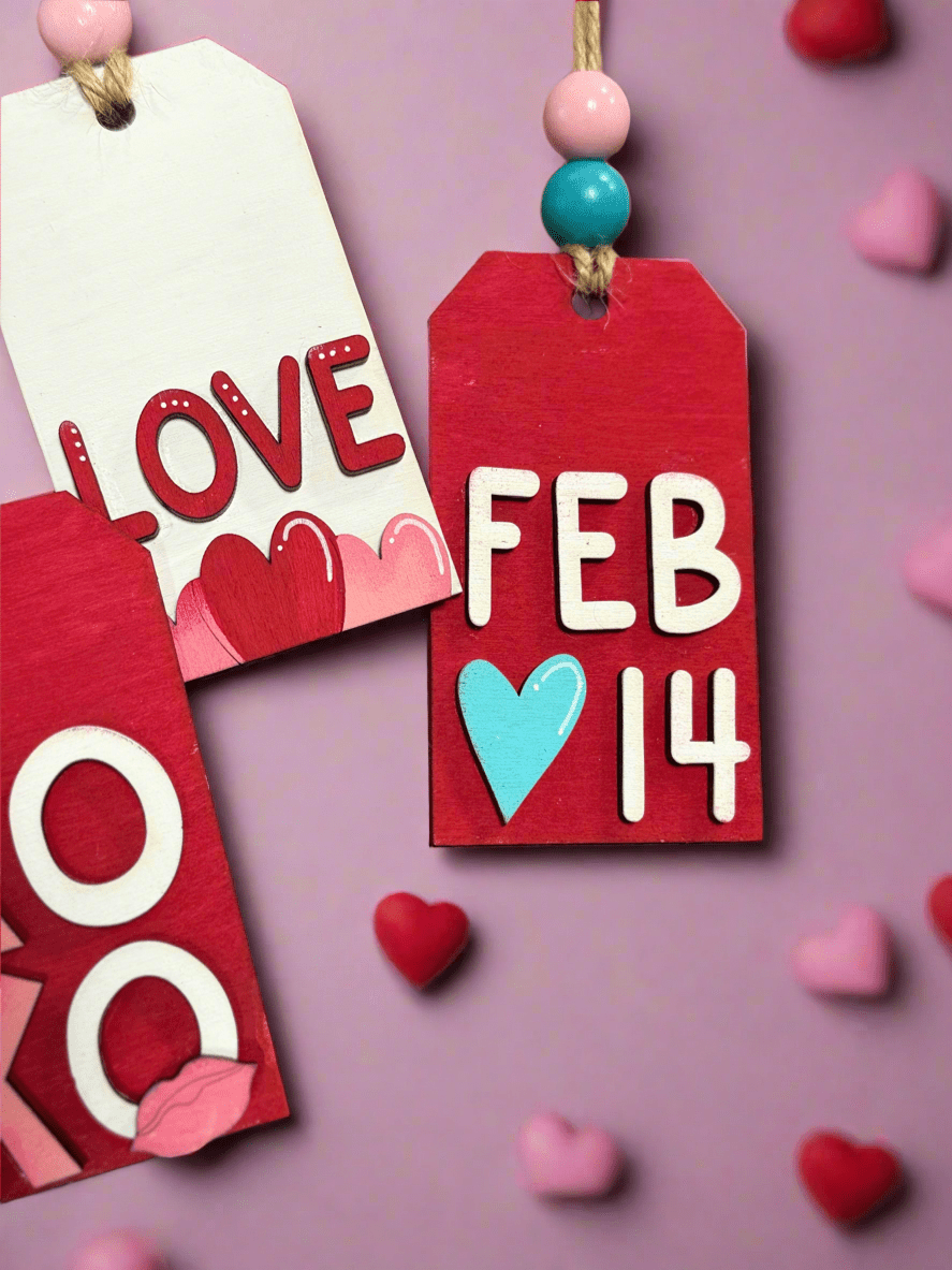 Valentine Tag Ornaments
