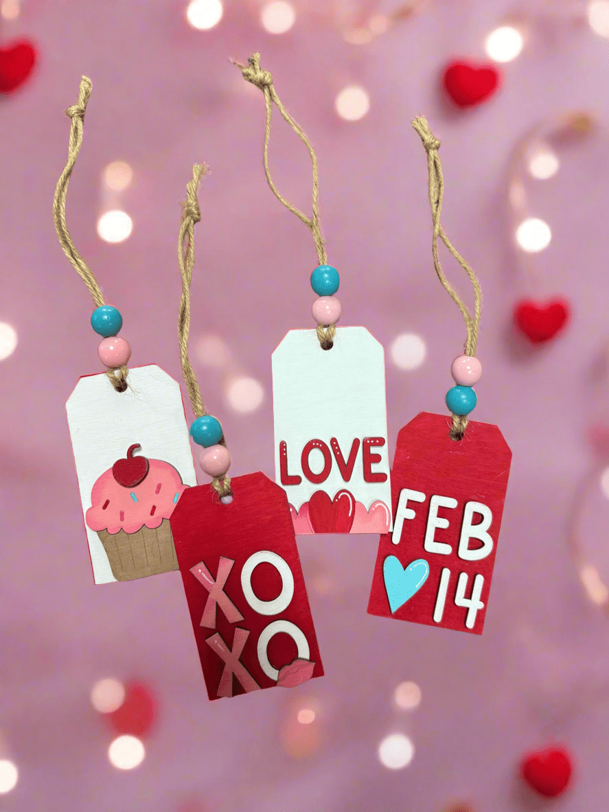 Valentine Tag Ornaments