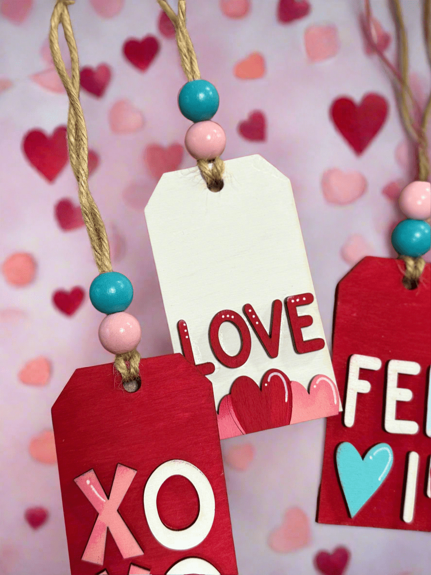 Valentine Tag Ornaments