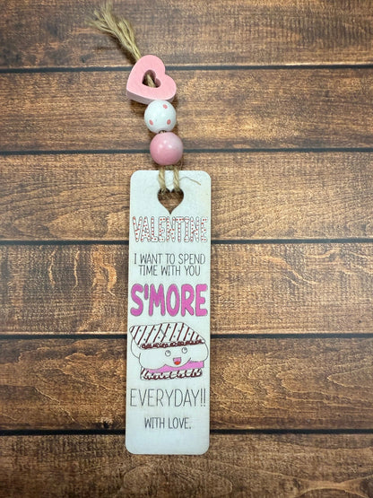 Valentine's Day Bookmarks Valentine Gift S'More