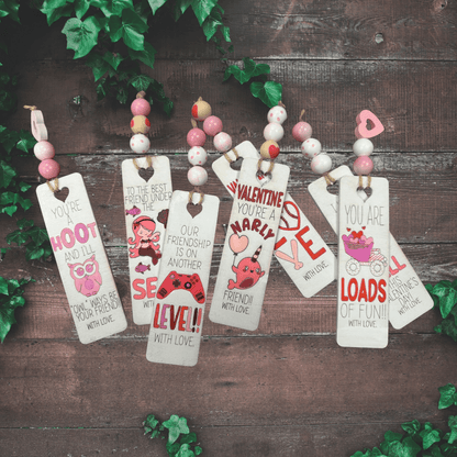 Valentine's Day Bookmarks Valentine Gift