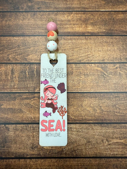 Valentine's Day Bookmarks Valentine Gift Mermaid