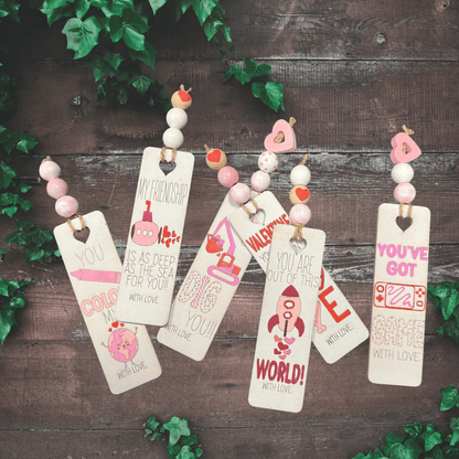 Valentine's Day Bookmarks Valentine Gift