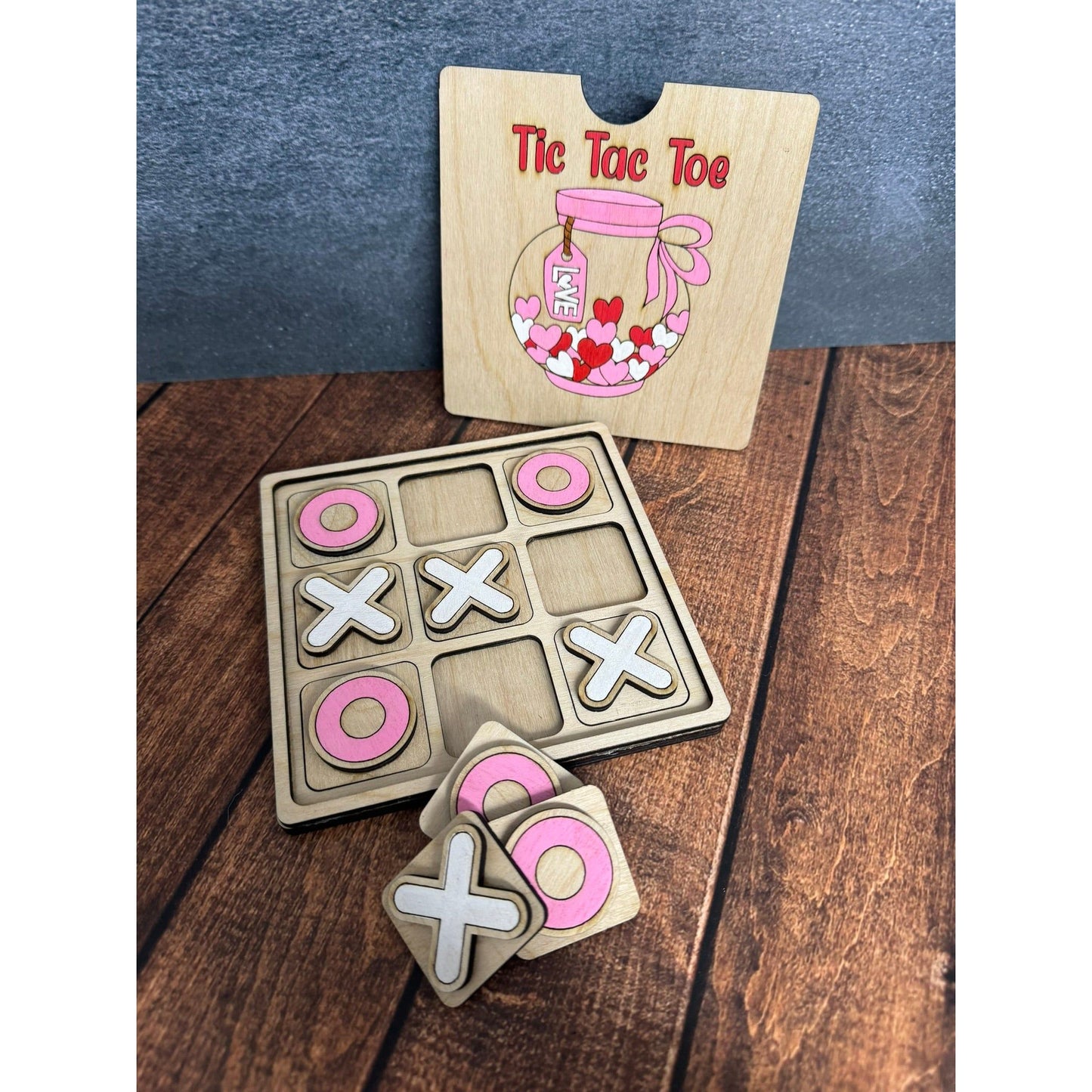 Valentine's Day Tic Tac Toe Valentine Gift XO