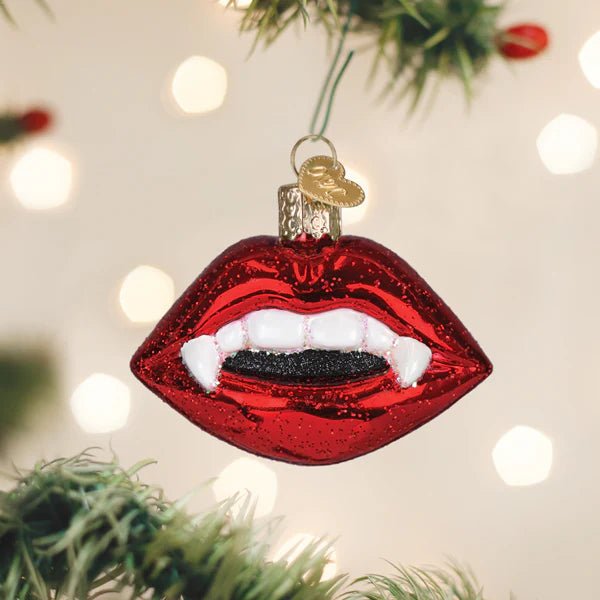 Vampire Lips Ornament - Nifty Decor & More