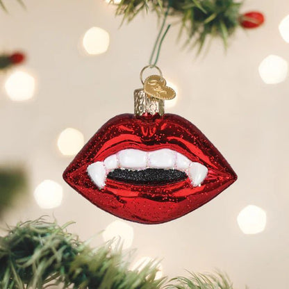 Vampire Lips Ornament - Nifty Decor & More