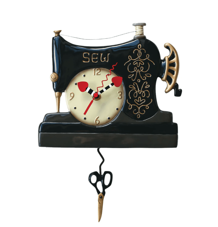 Vintage Stitch Clock - Nifty Decor & More