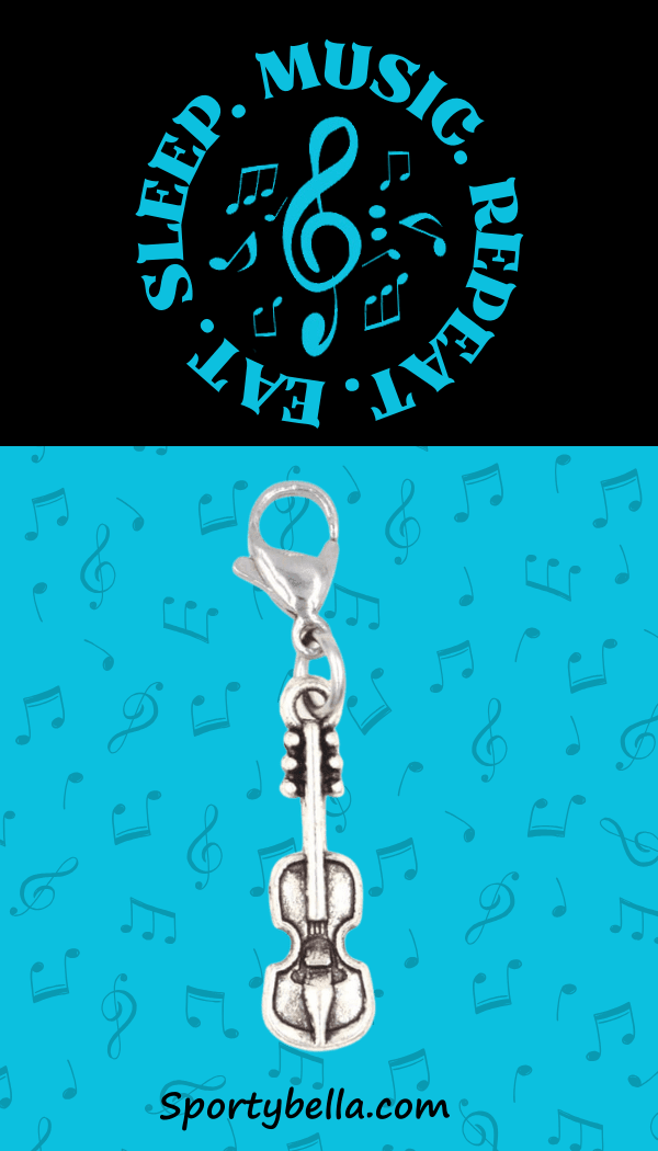 Violin Charm - Nifty Decor & More