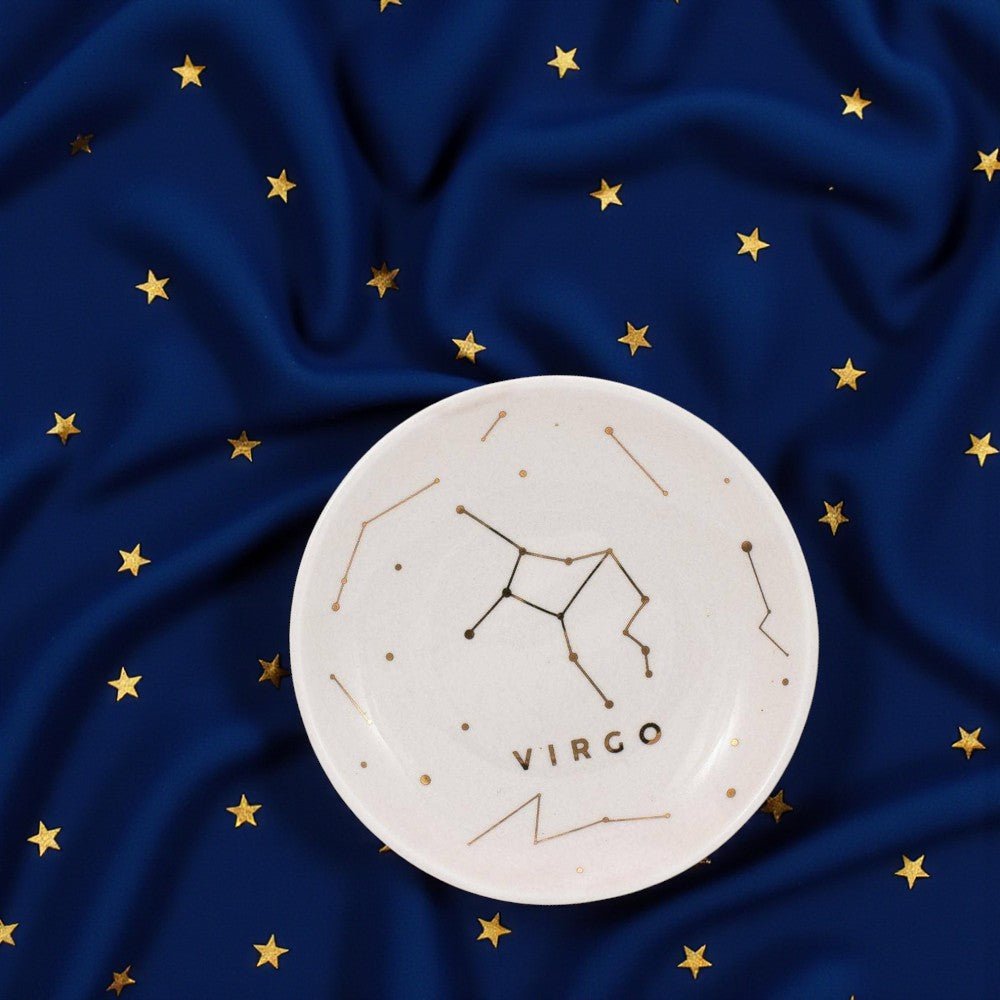 Virgo Zodiac Jewelry Dish - (Aug 23 - Sept 22) - Nifty Decor & More