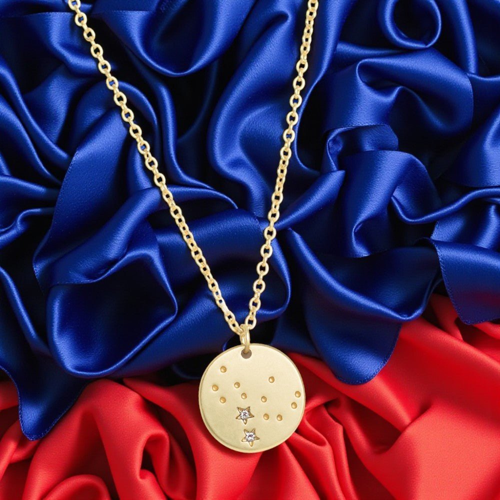 VIRGO Zodiac Necklace - Gold - (Aug 23 - Sept 22) - Nifty Decor & More