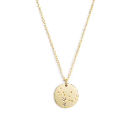 VIRGO Zodiac Necklace - Gold - (Aug 23 - Sept 22) - Nifty Decor & More
