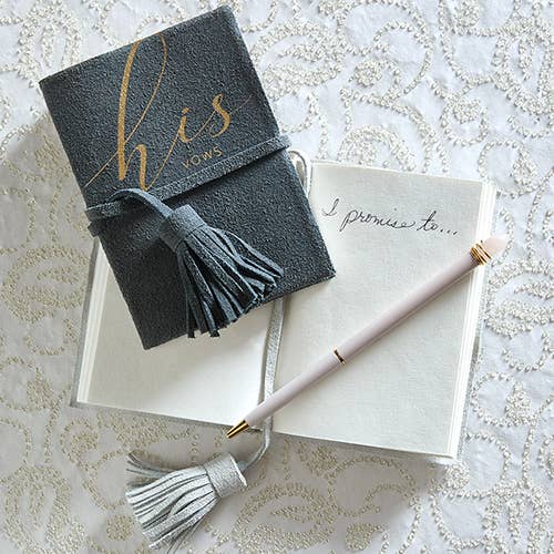 Vow Book for Wedding Day, His Her and Ours Styles, Proposal & Ceremony Memory, Perfect Bridal Gift Supplies