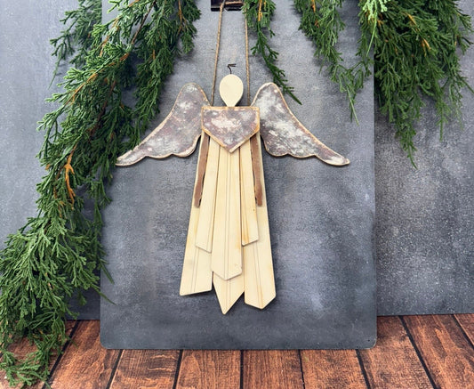 Wainscot Angel Hanger - Nifty Decor & More
