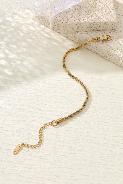 Waterproof Stainless Steel Bracelet, Tarnish - Resistant Stylish Wristwear, Casual & Formal Use, Gift for Loved Ones - Nifty Decor & More