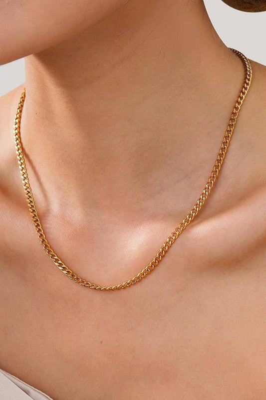 Waterproof Stainless Steel Necklace, Tarnish - Free Statement Jewelry, Ideal Gift for Trendsetters - Nifty Decor & More