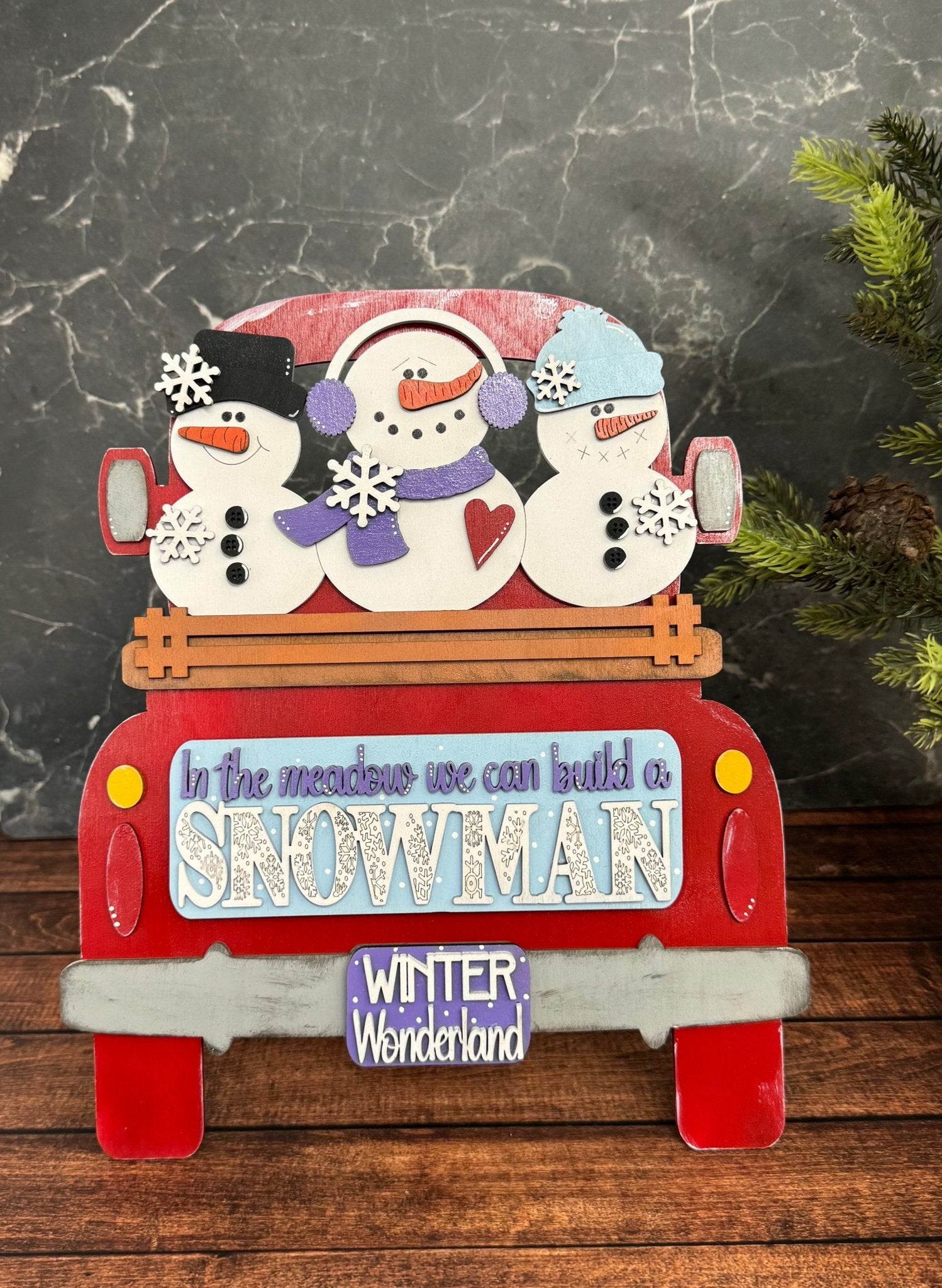 We Can Build a Snowman Truck Interchangeable Add On with Truck