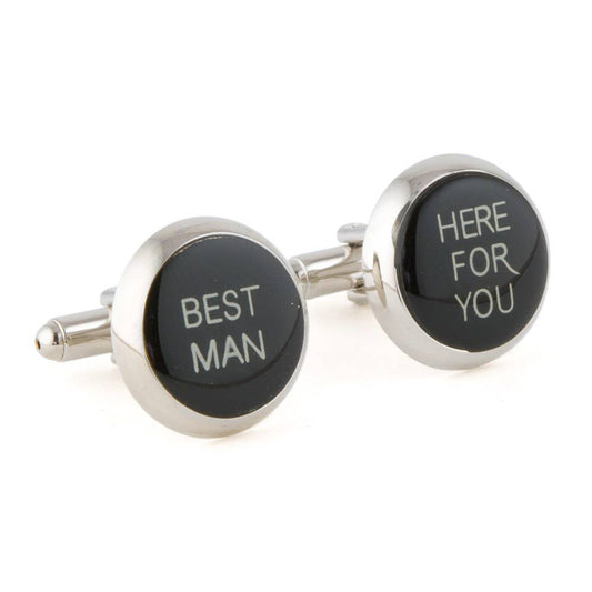 Wedding Novelty Cufflinks - One Pair Printed Set cufflinks