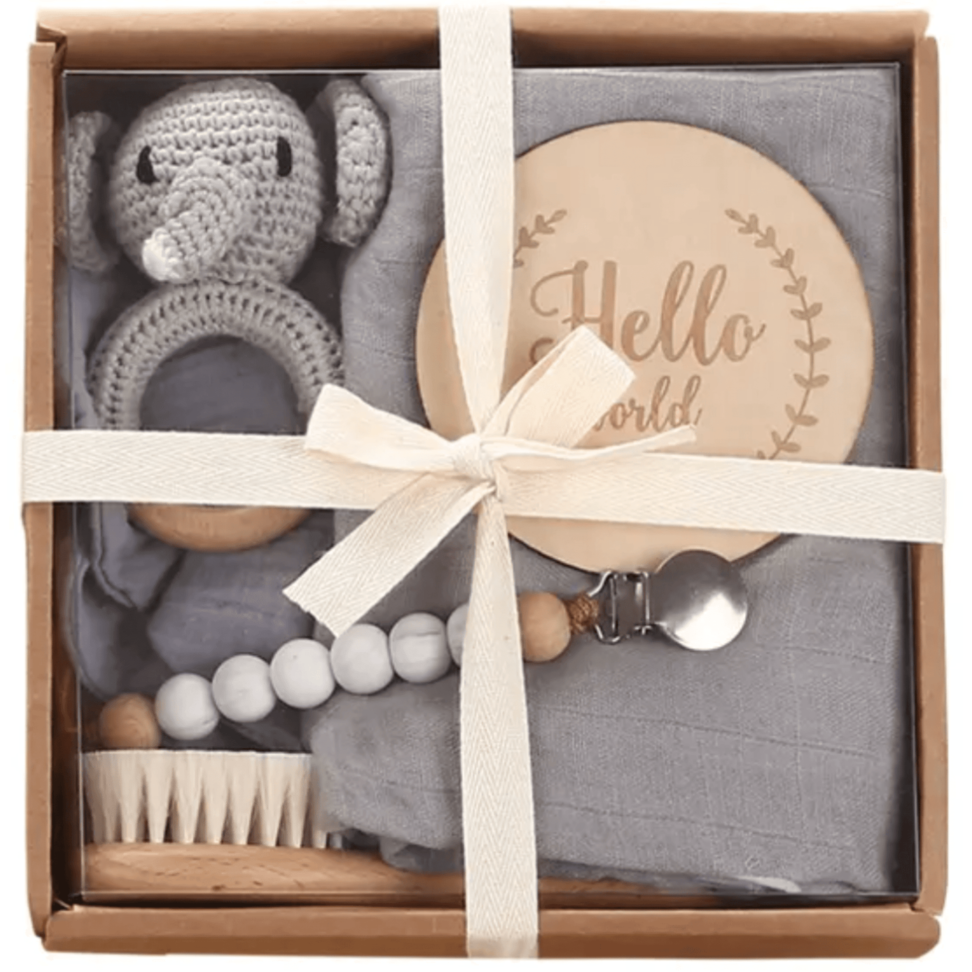 Welcome Baby Gift Box - Charming 6 - Piece Set for Newborns - Nifty Decor & More