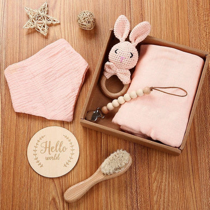 Welcome Baby Gift Box - Charming 6 - Piece Set for Newborns - Nifty Decor & More
