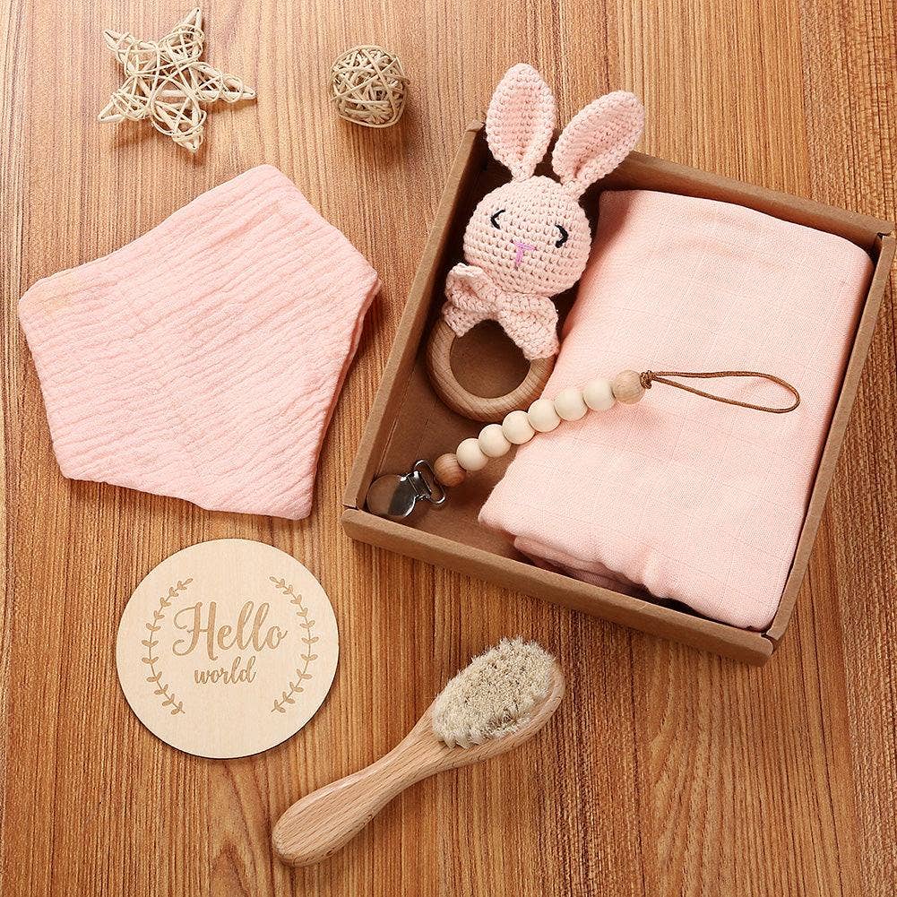 Welcome Baby Gift Box - Charming 6 - Piece Set for Newborns - Nifty Decor & More