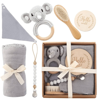 Welcome Baby Gift Box - Charming 6 - Piece Set for Newborns - Nifty Decor & More