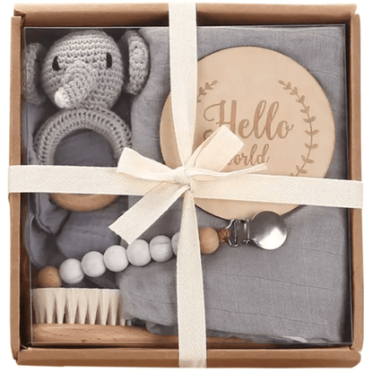 Welcome Baby Gift Box - Charming 6 - Piece Set for Newborns - Nifty Decor & More