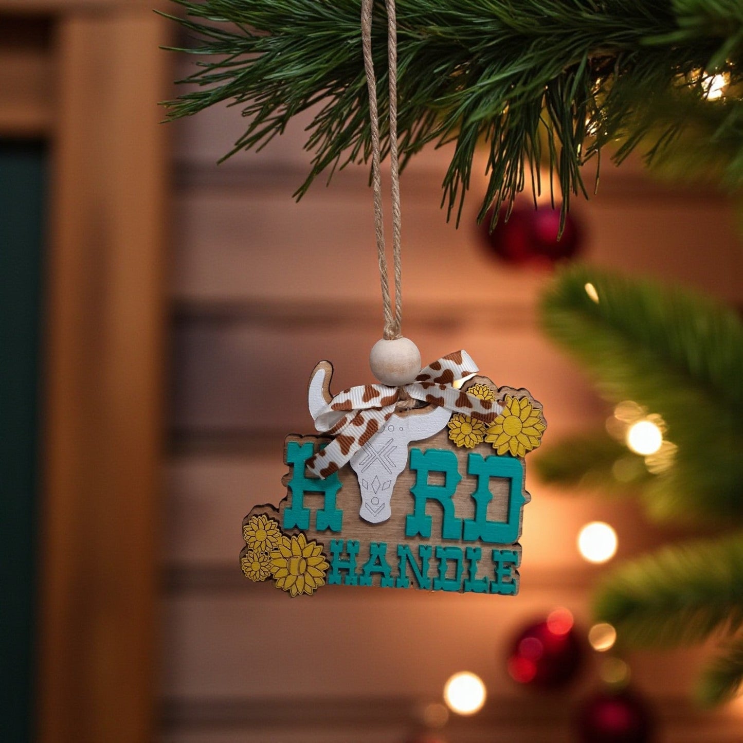 Western Hard To Handle Ornaments Christmas Ornament Hard To Handle Flowers