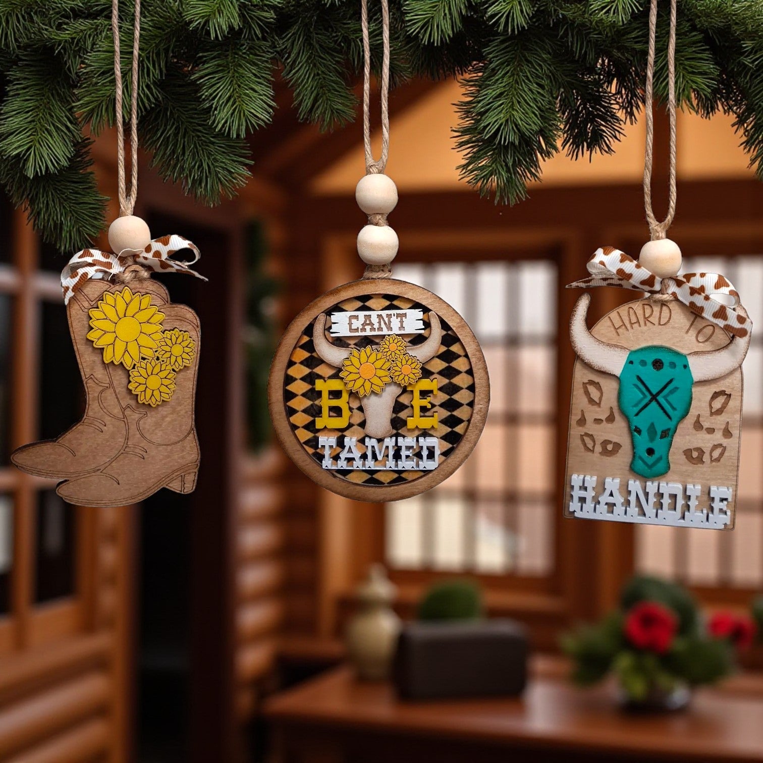 Western Hard To Handle Ornaments Christmas Ornament