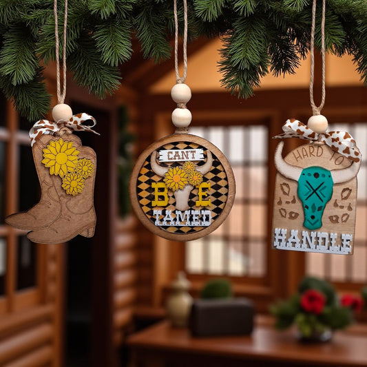 Western Hard To Handle Ornaments Christmas Ornament