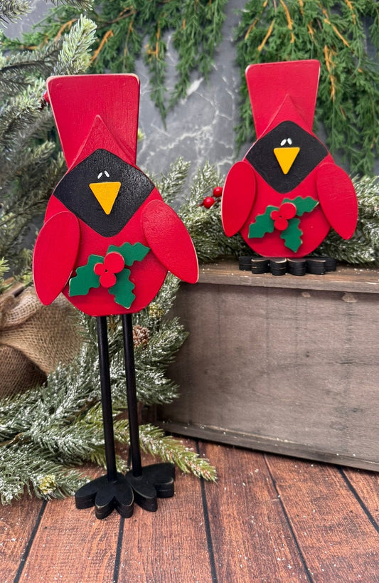 Whimsical Cardinal Set - Nifty Decor & More