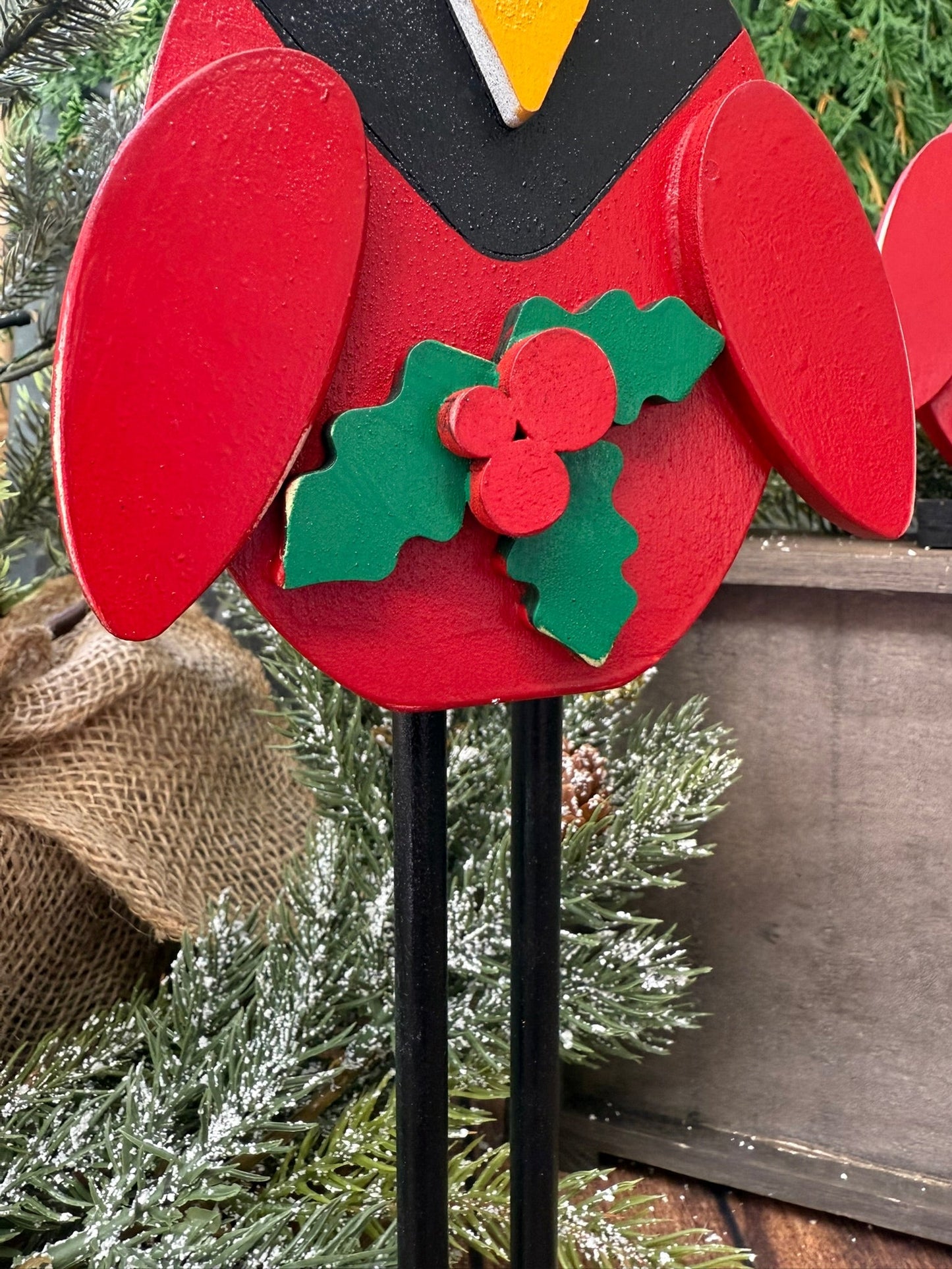 Whimsical Cardinal Set - Nifty Decor & More