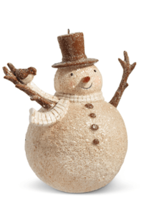 Whimsical Snowman 8" Ornament by Raz Imports - Nifty Decor & More
