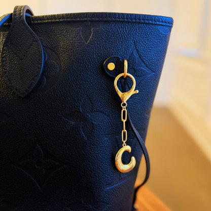 Whimsy Balloon Letter Initial Bag Charm, Fun Preppy Keychain Accessory, Stylish Bag Decoration, Perfect Gift Idea Keychains