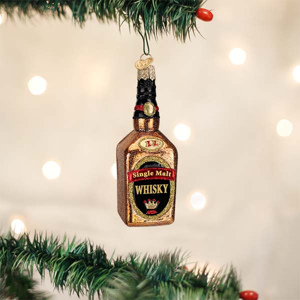Whisky Bottle Ornament - Nifty Decor & More