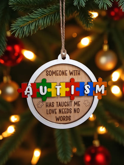 Autism Awareness Ornaments Christmas Ornament Autism Love